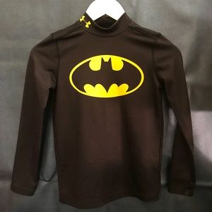 Batman Under Armour Cold Gear Compression Long Sleeves Mock Neck